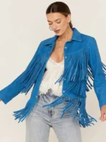Understated Leather Women's Leather Fringe Jacket
