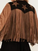 Vocal Women's Star Faux Fringe Jacket