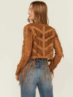 Vocal Women's Suede Tassel Jacket