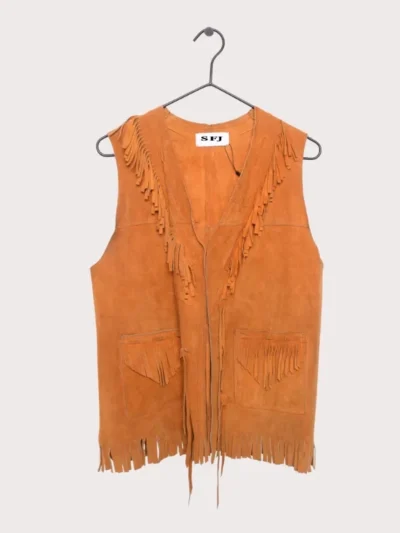 1970s Fringe Suede Vest