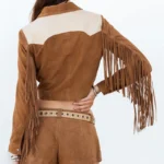 Cropped FRINGE Leather JACKET