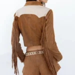Cropped FRINGE Leather JACKET