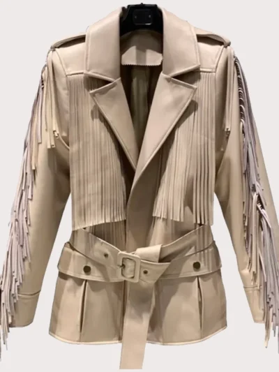 Fringe Leather Jacket