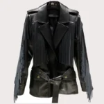 Fringe Leather Jacket