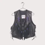 Fringe Leather Vest USA