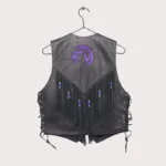 Fringe Leather Vest USA