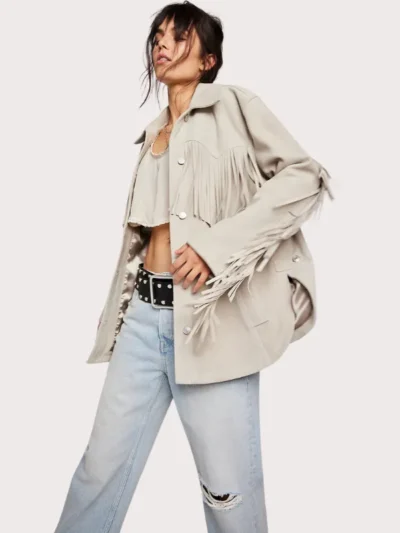 Fringe Suede Leather Jacket