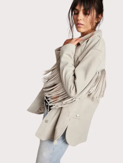 Fringe Suede Leather Jacket