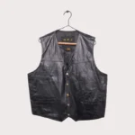 Patchwork Leather Vest