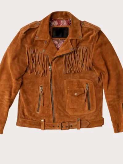 Premium Fringe Leather Jacket
