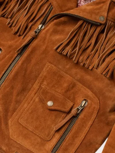 Premium Fringe Leather Jacket