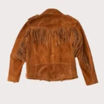 Premium Fringe Leather Jacket