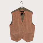 Quilted Suede Vest