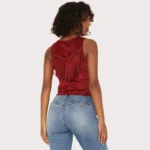 Rock & Roll Denim Women's Fringe Faux Suede Vest