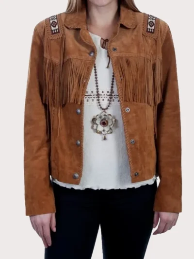 Scully Women's Beaded Snap Closure Jacket