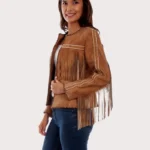 Scully Women's Fringe Studded Western Jacket