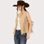 Scully Women's Fringe Suede Vest