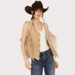 Scully Women's Fringe Suede Vest