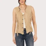 Scully Women's Fringe Suede Vest