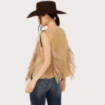 Scully Women's Fringe Suede Vest