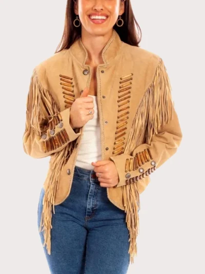 Scully Women's Fringe Whipstitch Jacket