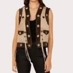 Scully Women's Star Leather Vest
