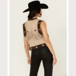 Scully Women's Star Leather Vest