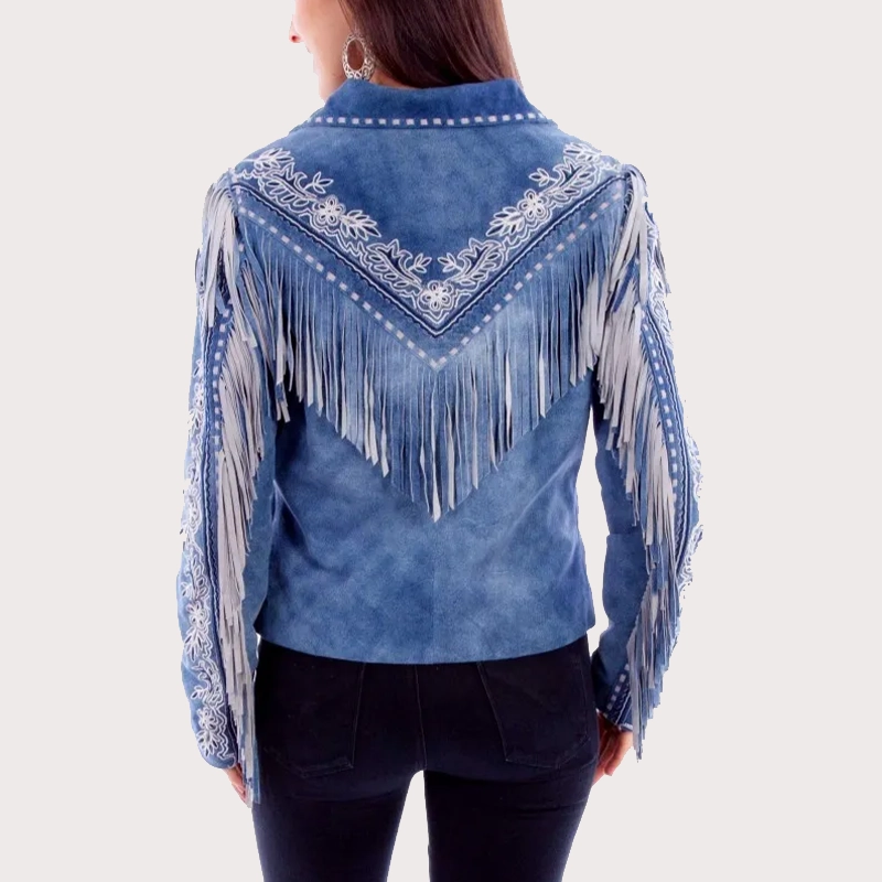 Scully Women's Western Fringe Jacket (2) Scully Women's Western Fringe Jacket
