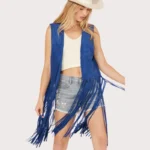 Women's Fornia Faux Suede Fringe Vest