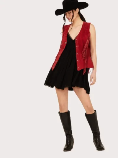 Women's Scully Fringe Suede Vest
